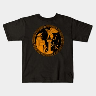 Oedipus and the Sphinx Attic redfigure Kids T-Shirt